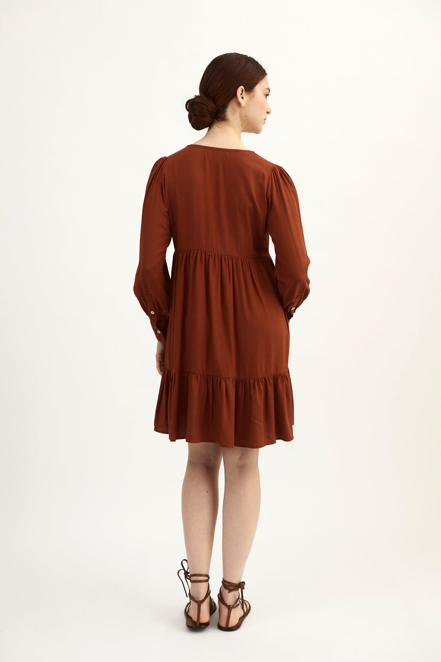 Paris Sunrise Camel Dress