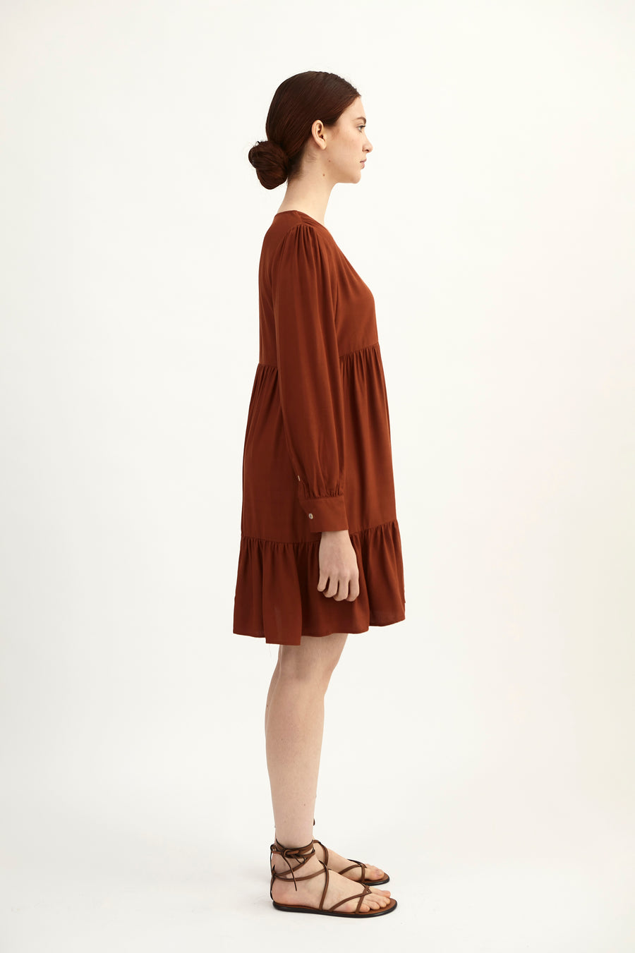 Paris Sunrise Camel Dress