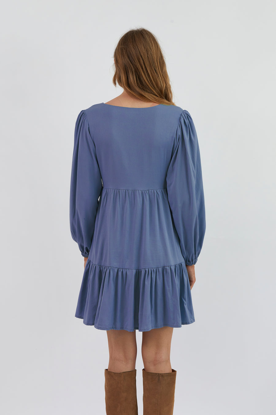 Long Paris Blue dress